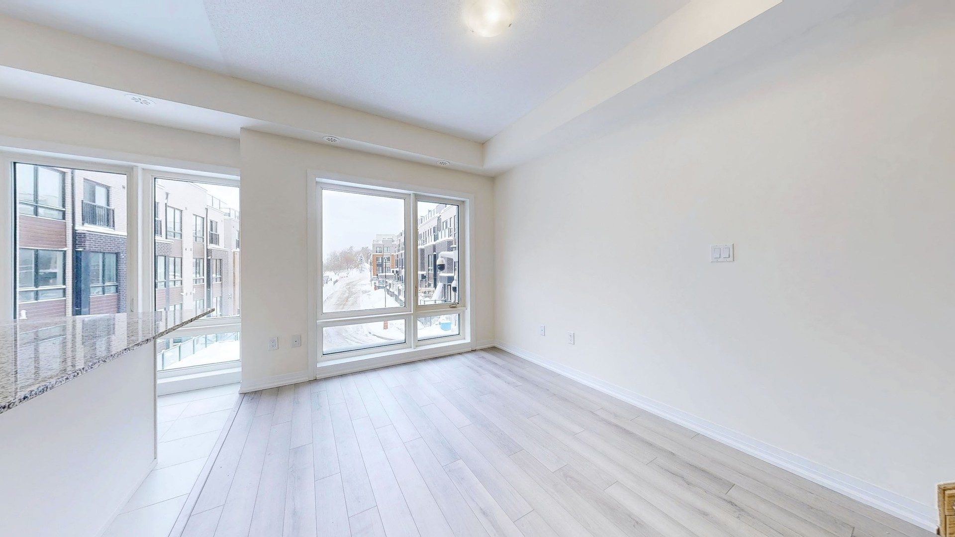 Living Room — 165 Tapscott Road, Scarborough ON